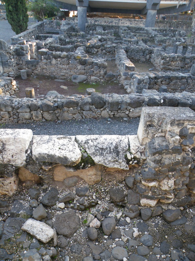迦百農的房屋遺址，曾是耶穌傳道的主要城市。